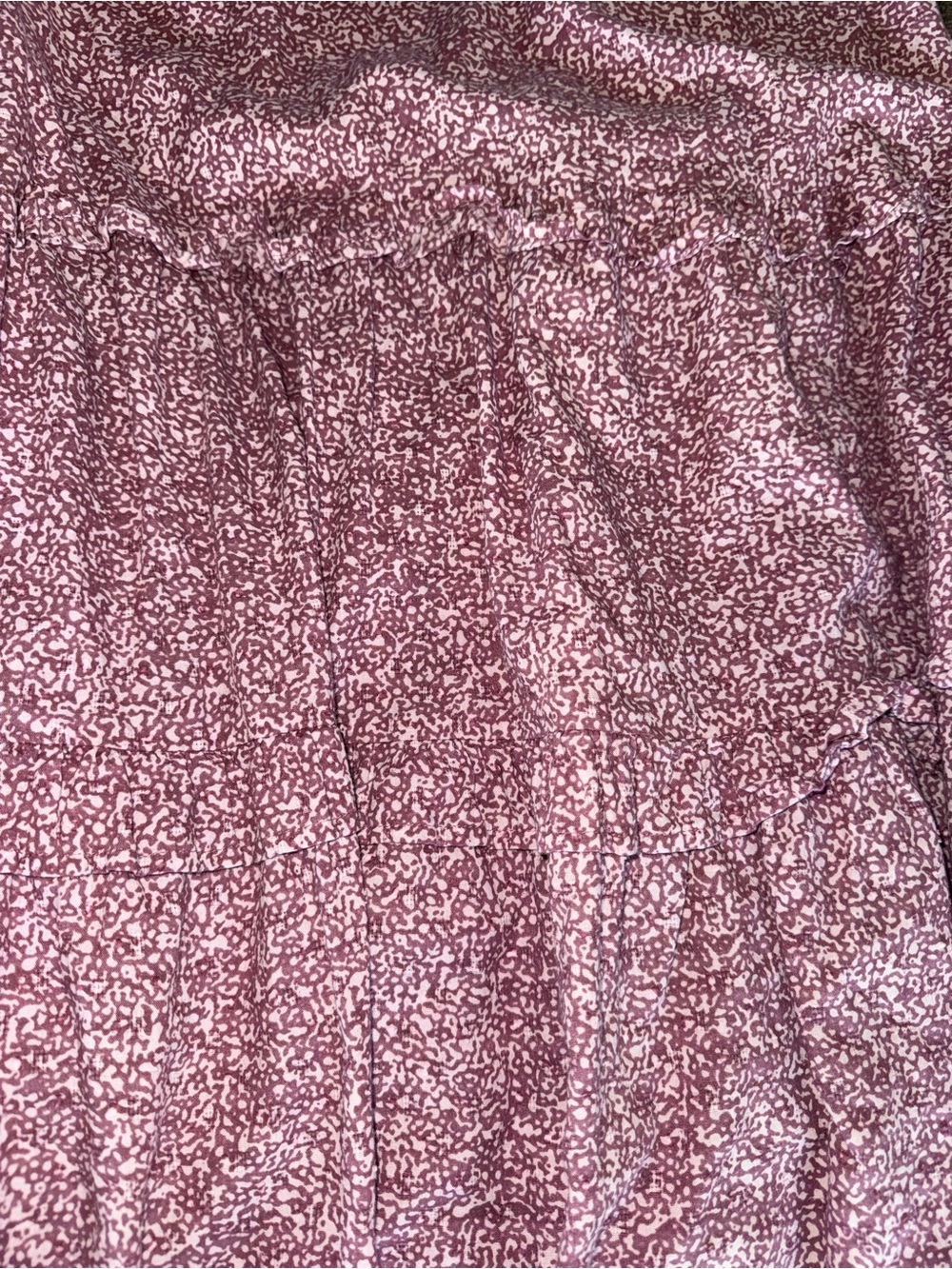 Universal Thread Rose Pink Ruffle Shoulder Dress - Picture 5 of 8